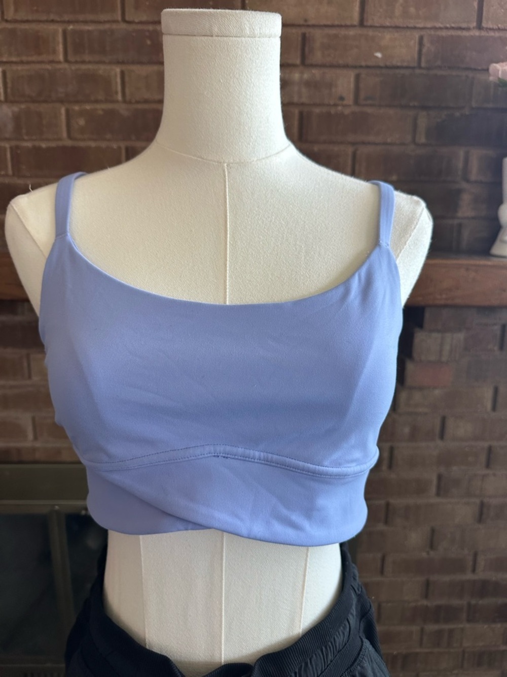 Lululemon Wunder Train Strappy Wrap Bra 10 Light Purple Minimalist Athleisure